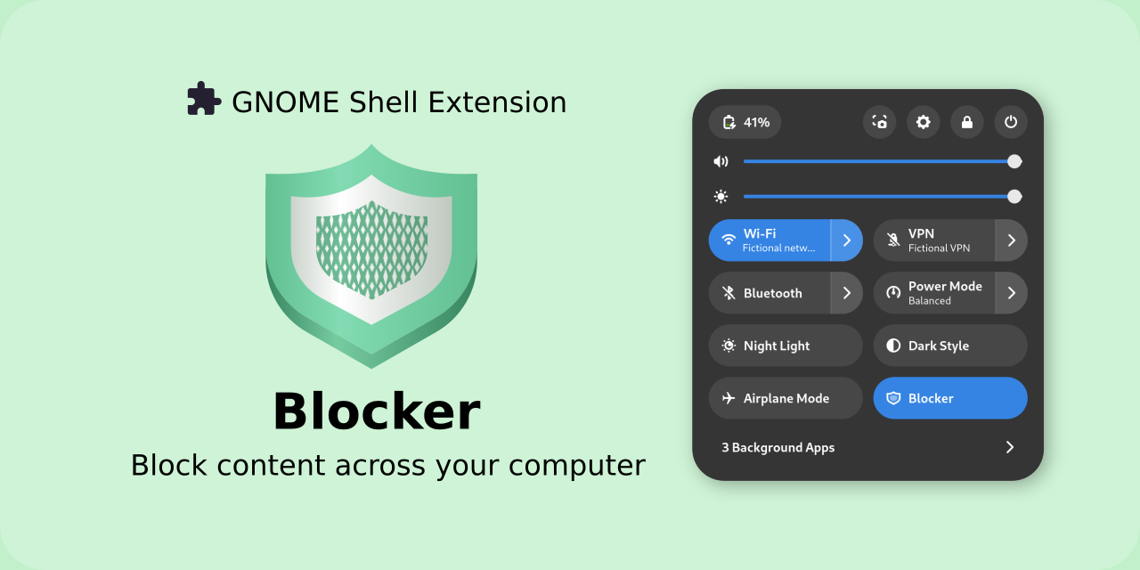 Blocker banner